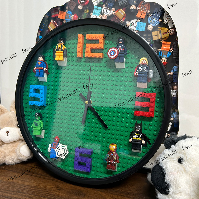 Interior Design Lego - 만화 블록 피규어 시계 호환 레고