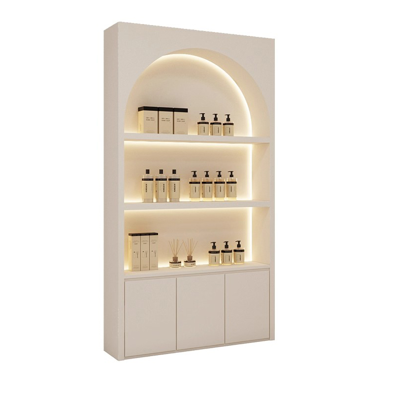 Interior Design Nail Salon - 맞춤형 스파 가구 캐비닛 고급 베이지