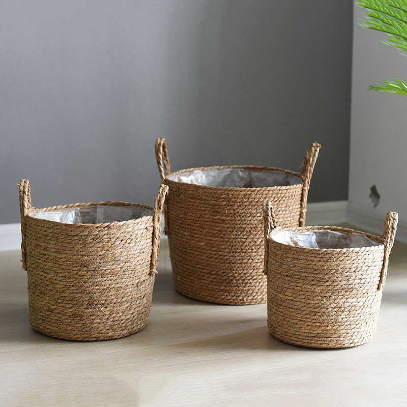 1개 수공예 천연 라탄 손잡이 화분은 식물, 세탁 바구 - Rattan Tray Handle 리뷰 및 가격