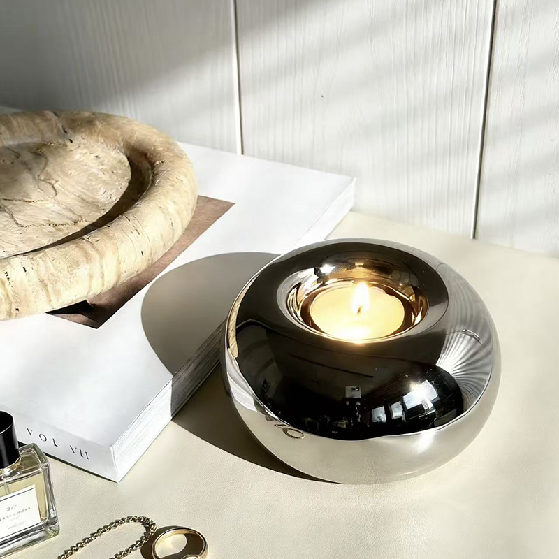 현대적인 미니멀리스트 타이어 모양 캔들 홀더 장식품,  - Interior Design Book 리뷰 및 가격