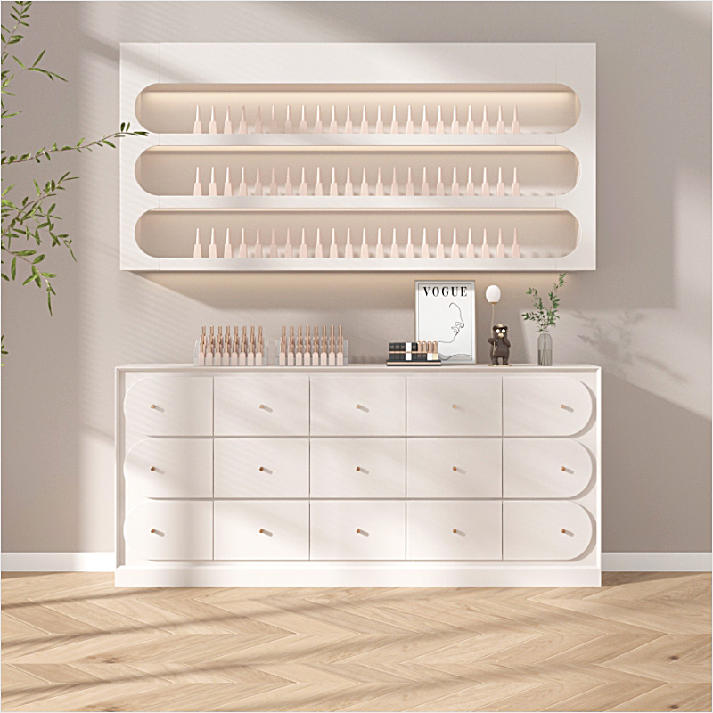 인테리어 디자인 다층 네일 스파 디스플레이 쇼케이스 화 - Interior Design Nail Salon 리뷰 및 가격