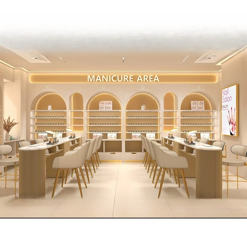 원스톱 네일 아트 스파 살롱 디자인 및 가구 솔루션 뷰 - Interior Design Nail Salon 리뷰 및 가격