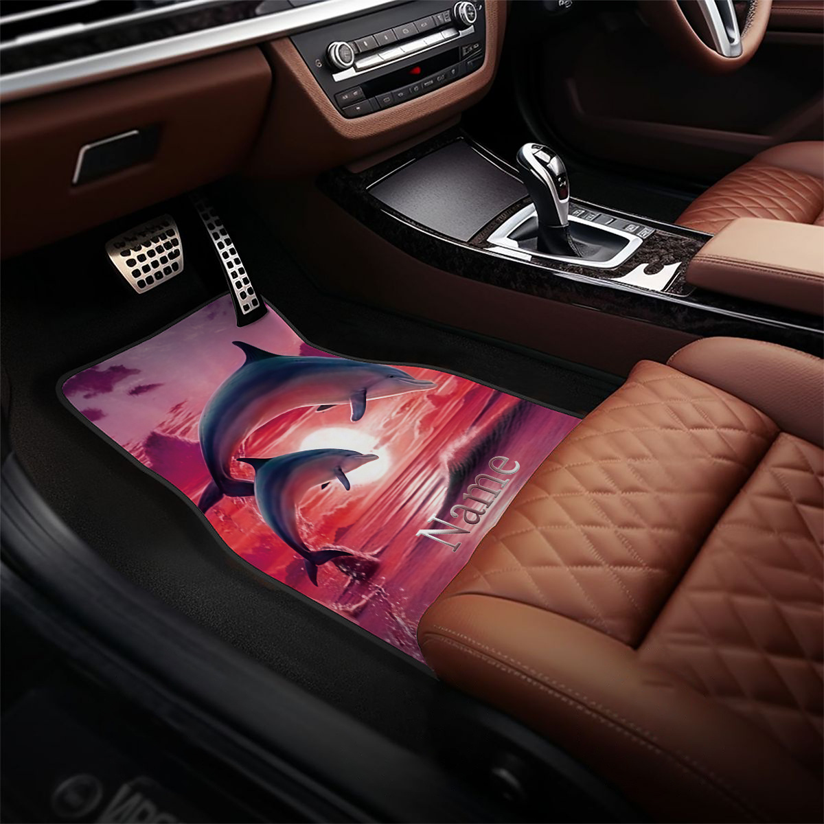 이름과 텍스트가 포함된 맞춤형 자동차 바닥 매트 4개, - Interior Design Name 리뷰 및 가격