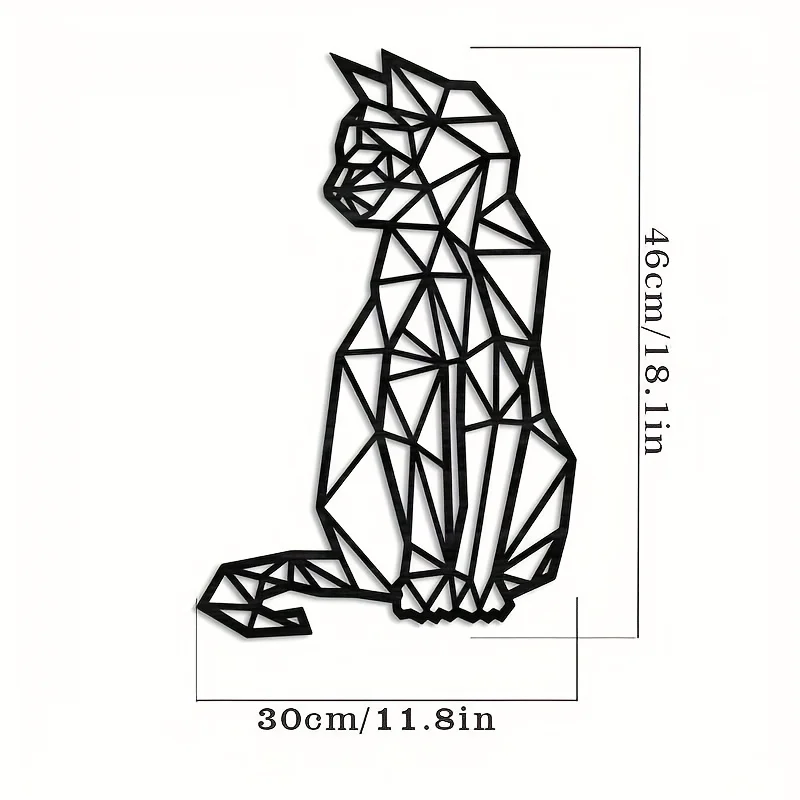 CIFBUY 철제 벽 예술 금속 고양이 장식품 녹슬지  - Interior Design Modern 리뷰 및 가격