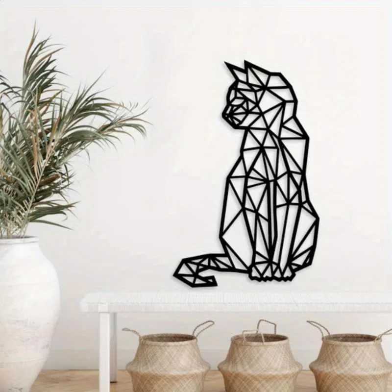 CIFBUY 철제 벽 예술 금속 고양이 장식품 녹슬지  - Interior Design Modern 리뷰 및 가격