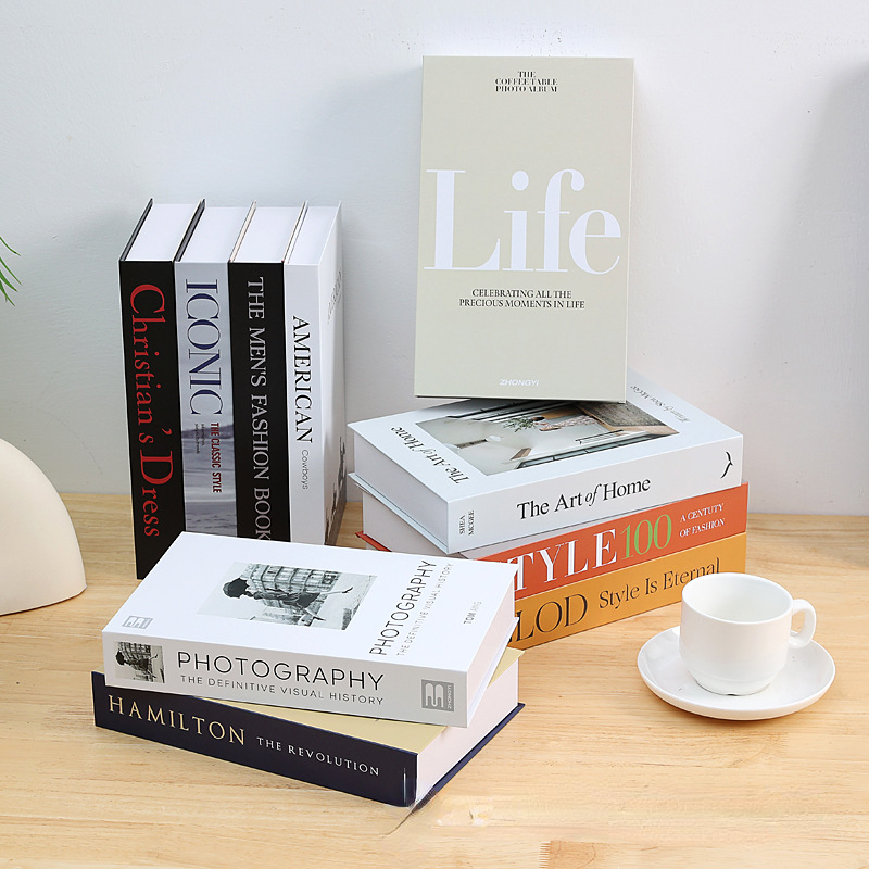 홈 장식을위한 패션 가짜 책 새로운 럭셔리 장식 책 커 - Interior Design Book 리뷰 및 가격
